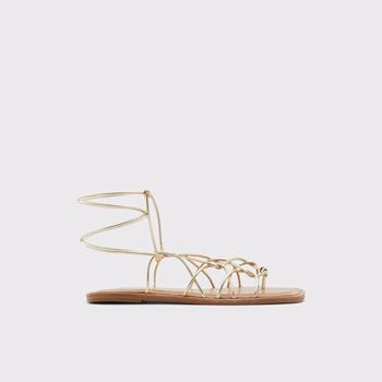 ALDO Posey Platta Sandaler Dam Guld | 6145390-QM