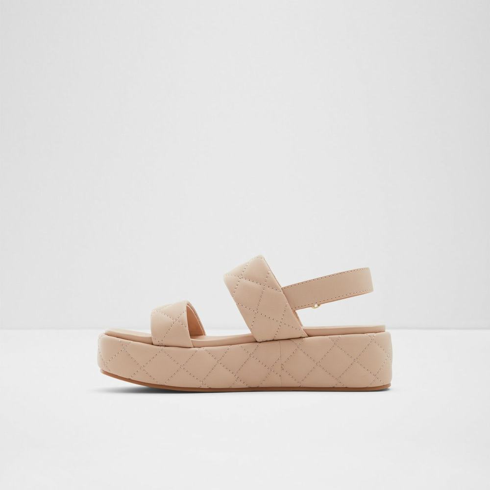 ALDO Cossette Platåsandaler Med Klack Dam Beige | 0897564-AO