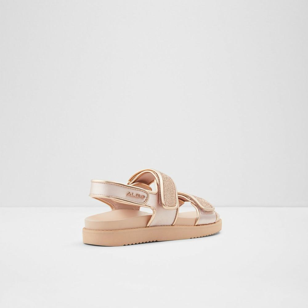 ALDO Eowiliwia Platta Sandaler Dam Rosa Guld | 7394018-CZ