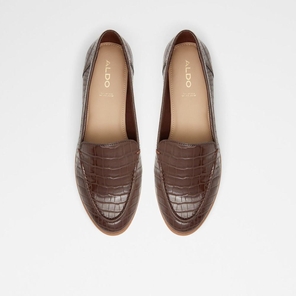 ALDO Gililiaflex Loafers Dam Mörkbruna | 3697458-LM