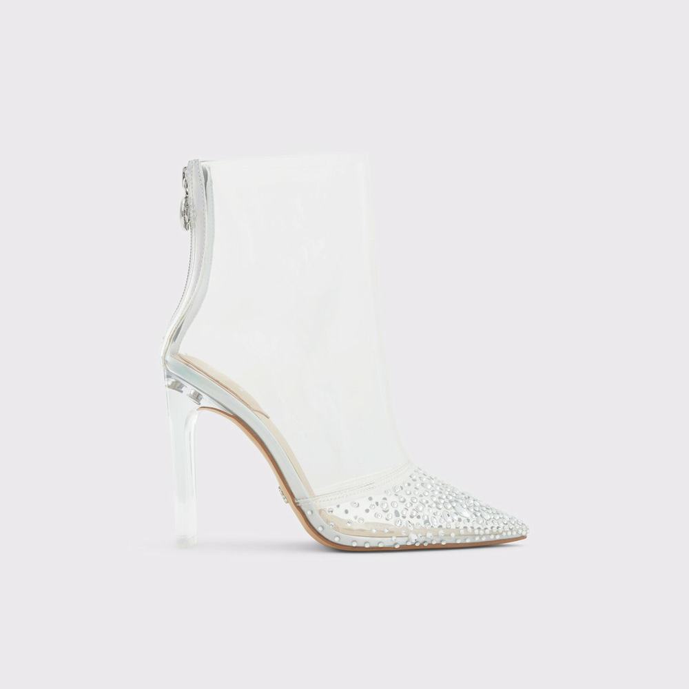 ALDO Glassbootie Ankelboots Dam Silver | 1857306-RO