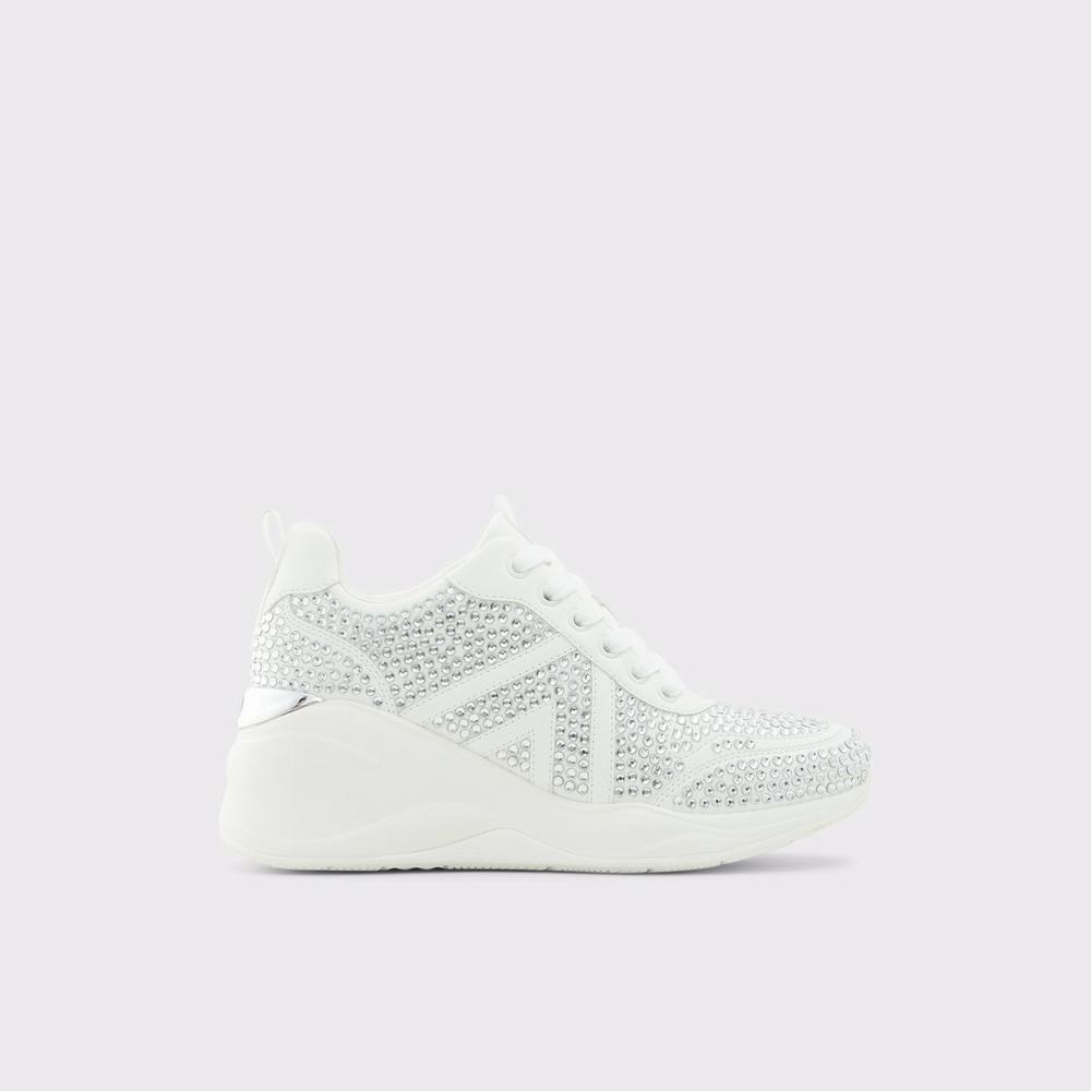 ALDO Glow Sneakers Dam Silver | 8364297-UB