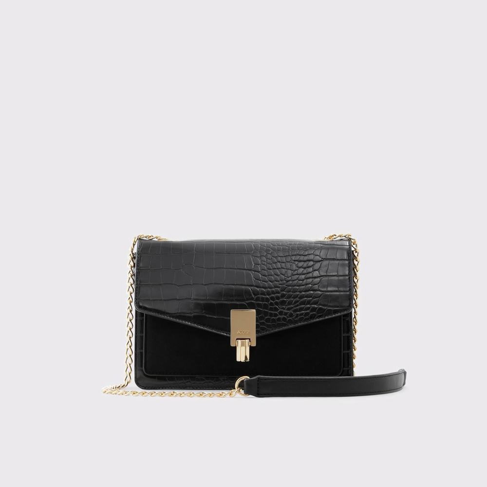 ALDO Gorlle Crossbody Väska Dam Svarta | 0248956-ZL