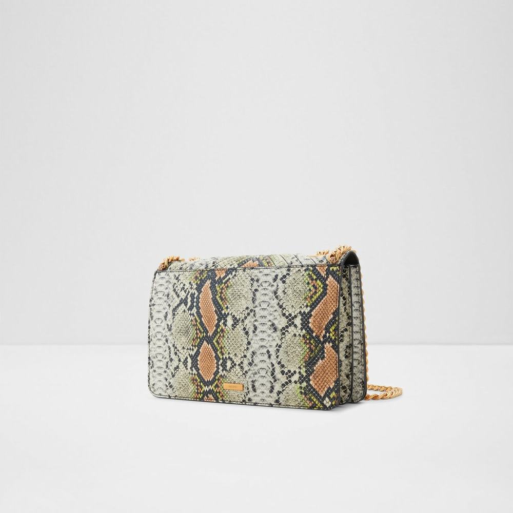 ALDO Greenwald Crossbody Väska Dam Beige Ormskinn | 4281709-WY