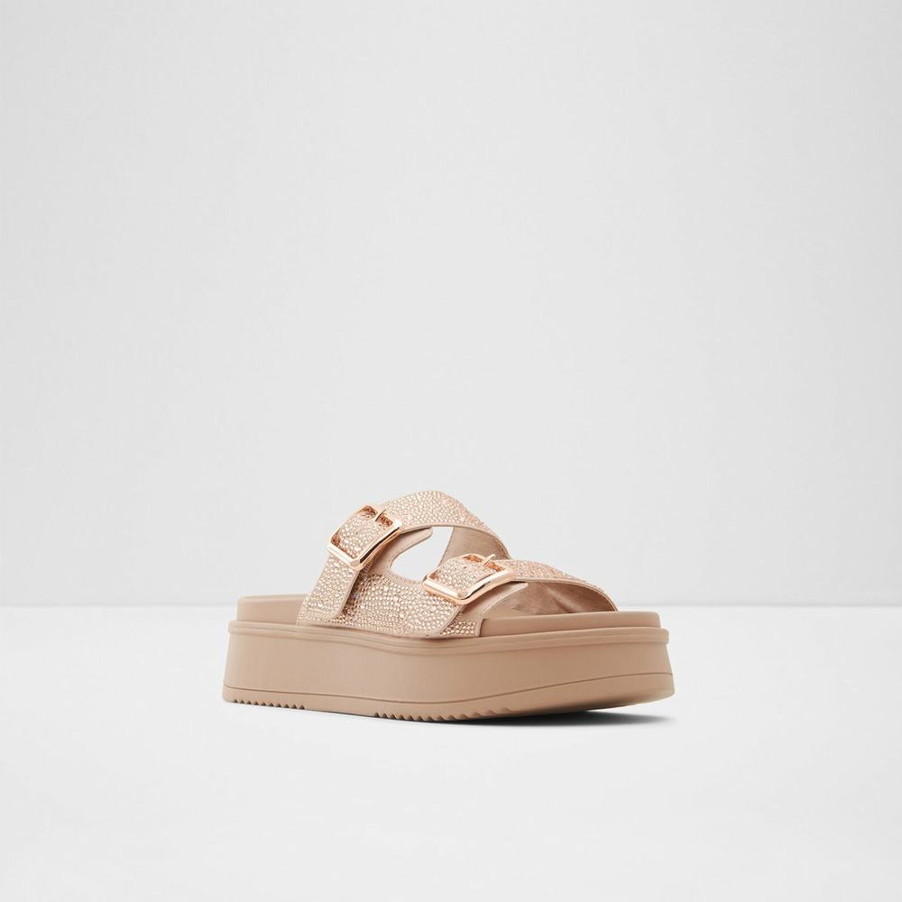 ALDO Jika Kilklack Sandaler Dam Rosa Guld | 9147386-PJ