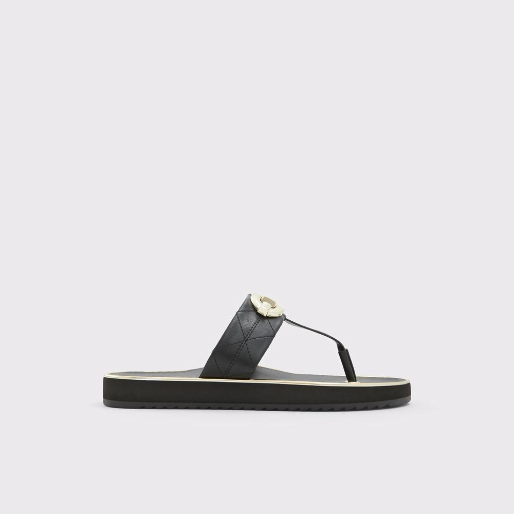 ALDO Searene Platta Sandaler Dam Svarta | 4951632-TF