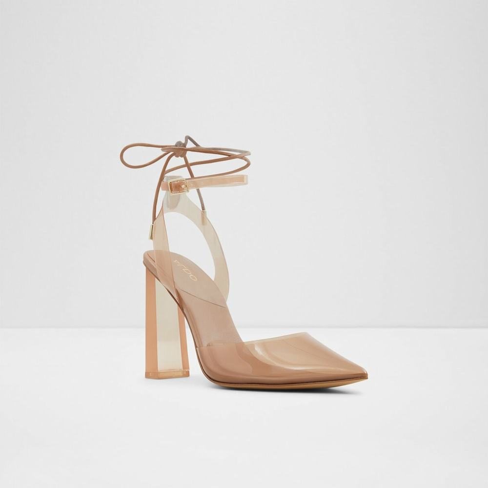 ALDO Tilah Medium Höga Klackar Dam Beige | 0269351-PO