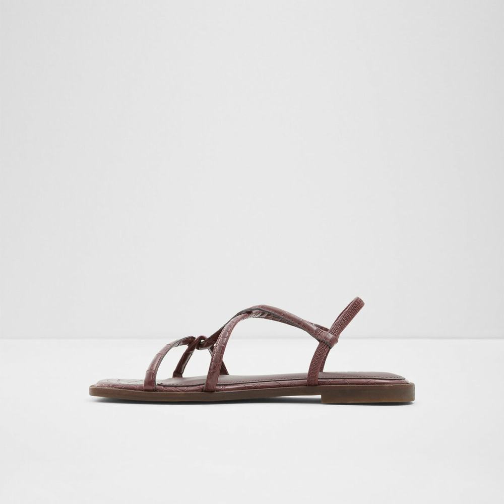 ALDO Toosieflex Platta Sandaler Dam Mörkbruna | 7058914-YC