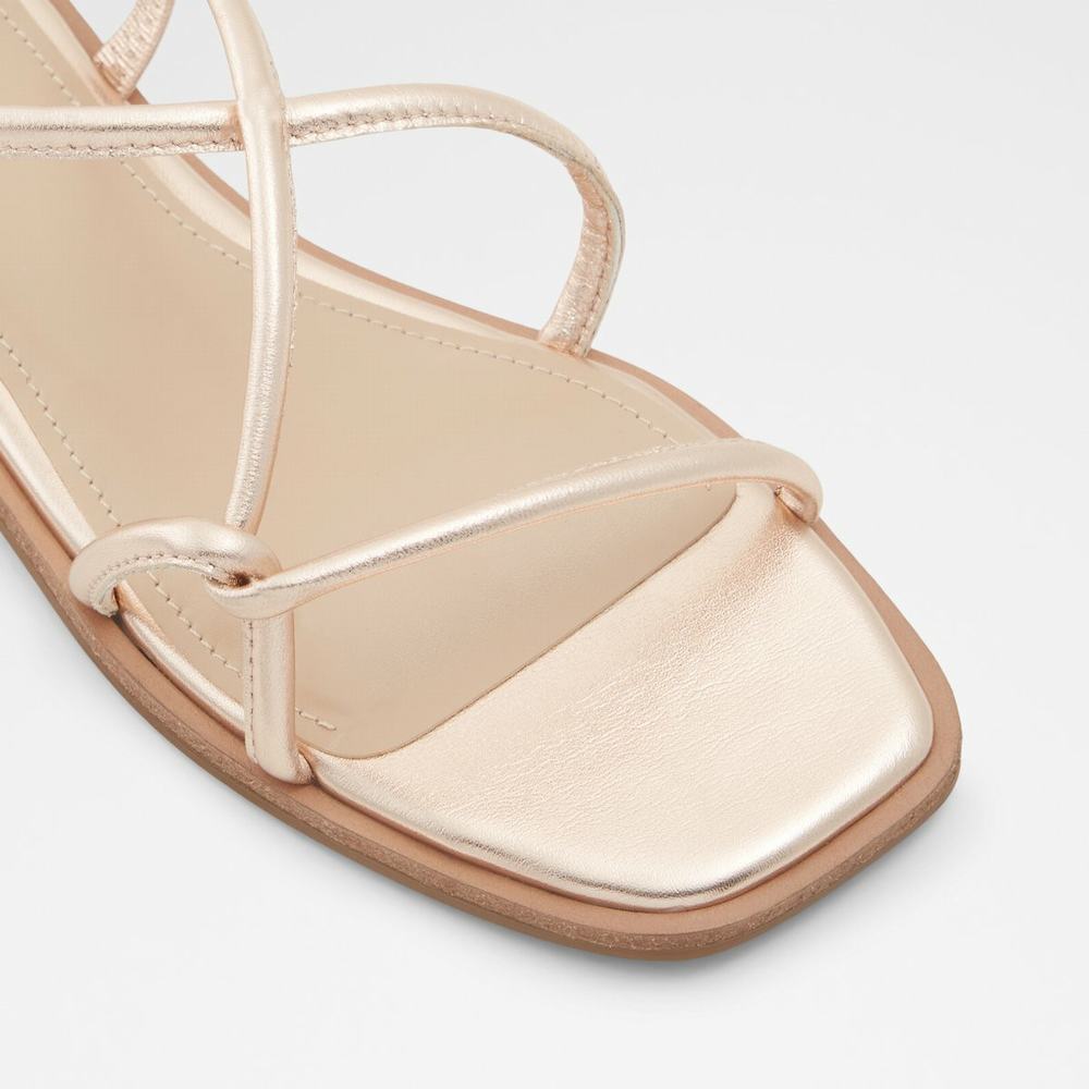 ALDO Toosieflex Platta Sandaler Dam Rosa Guld | 5320194-MH