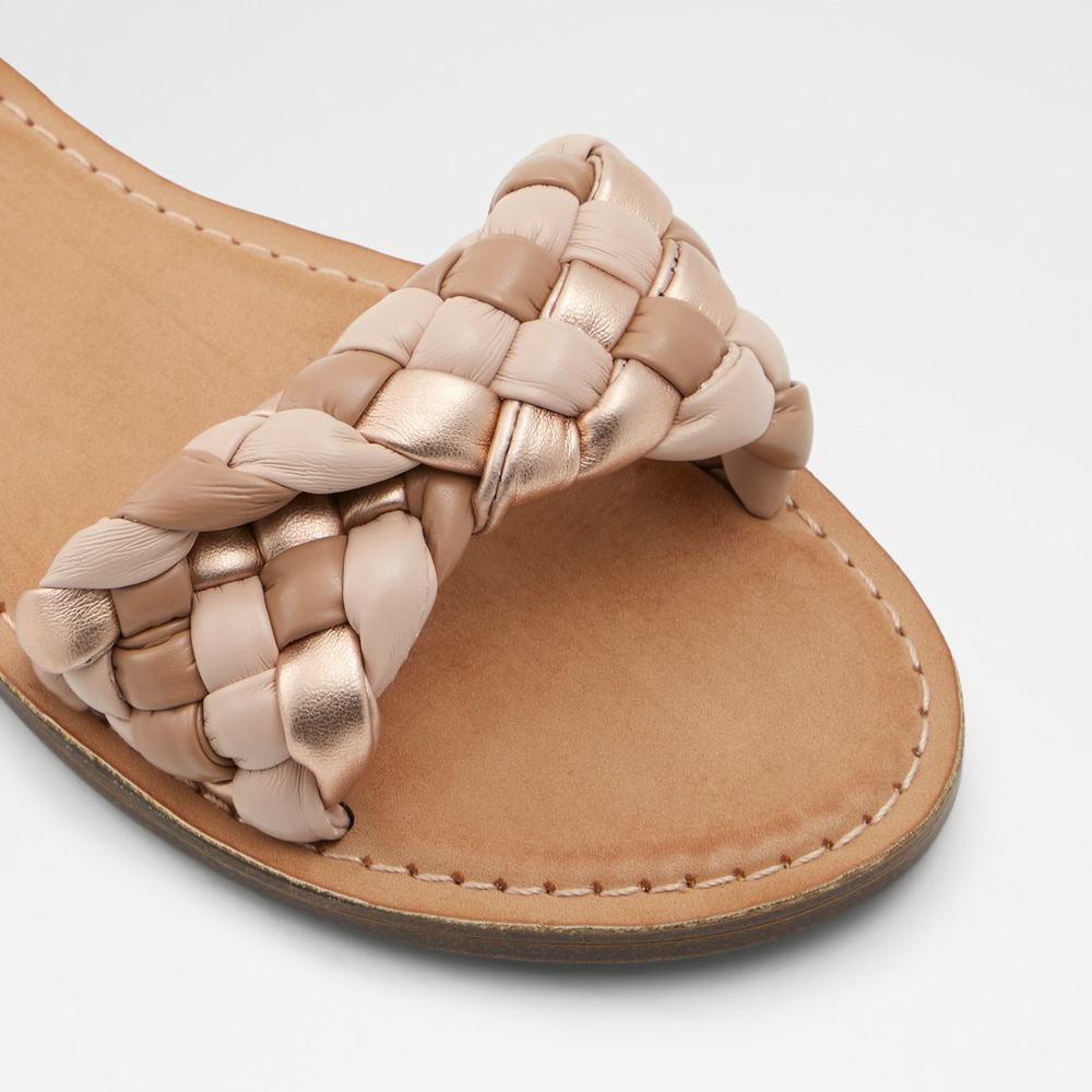 ALDO Tressa Platta Sandaler Dam Beige Olika Färger | 7149560-KZ