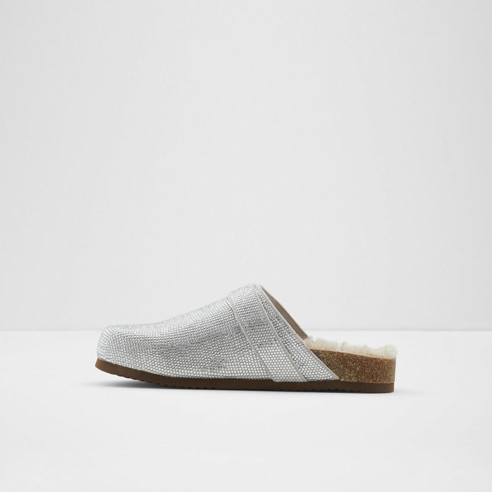 ALDO Wfh Mules Skor Dam Silver | 0945286-YK