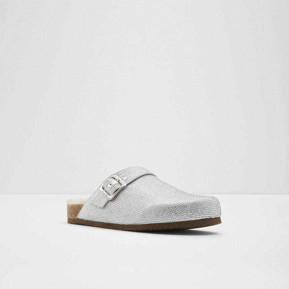 ALDO Wfh Mules Skor Dam Silver | 0945286-YK