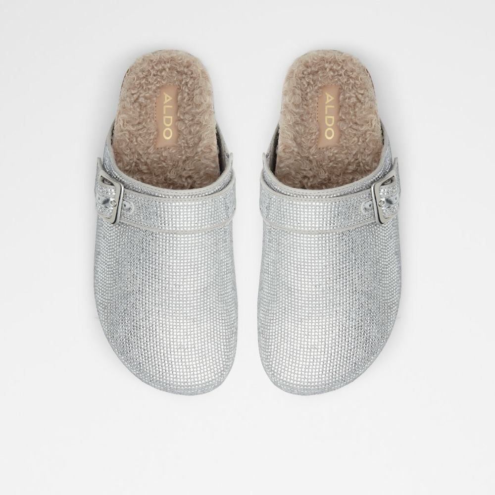 ALDO Wfh Mules Skor Dam Silver | 0945286-YK