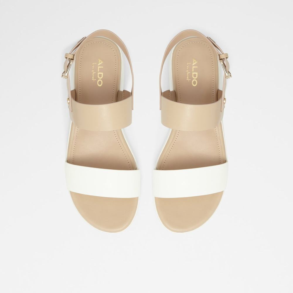 ALDO Woema Platta Sandaler Dam Beige | 5623847-AB