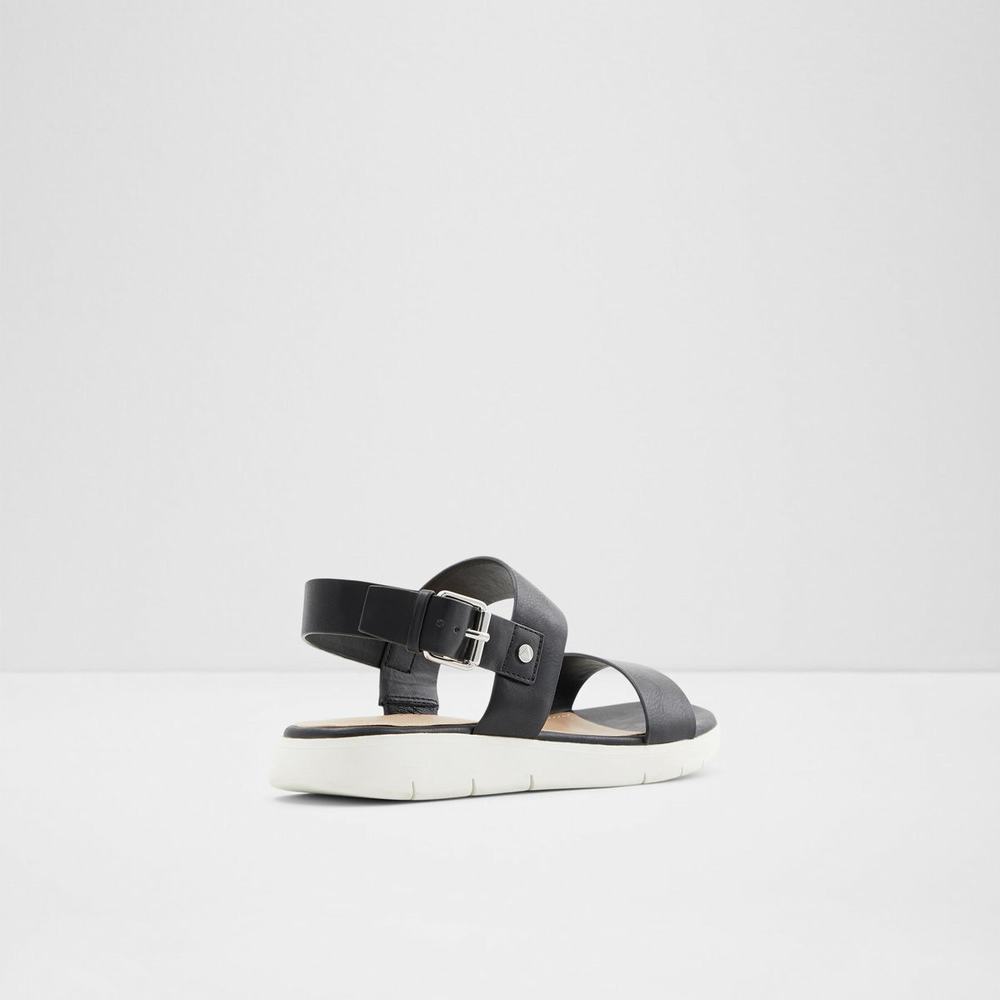 ALDO Woema Platta Sandaler Dam Svarta | 9145023-PI