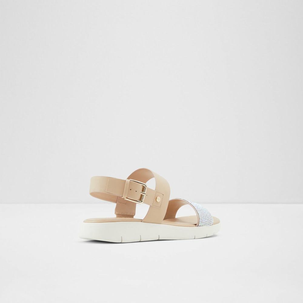 ALDO Woema Platta Sandaler Dam Vita Beige | 5136042-KZ